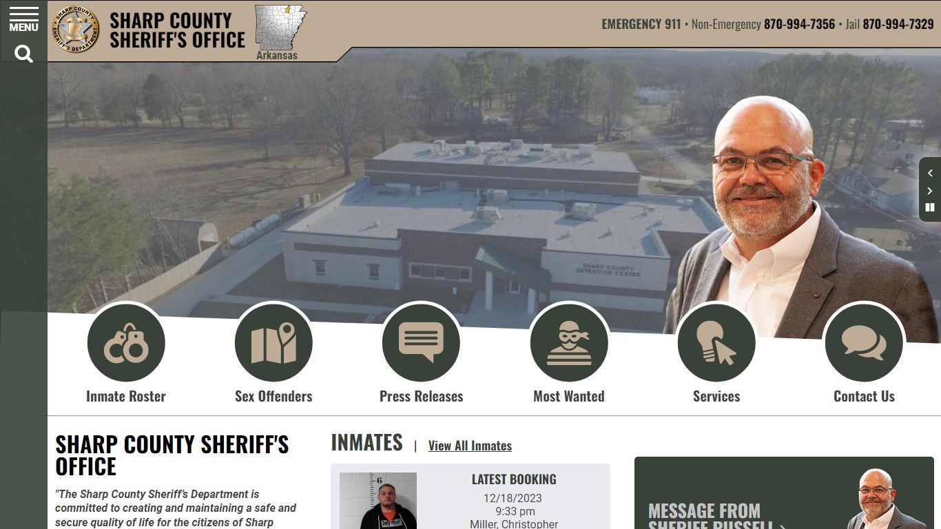 Inmate Roster (68) - Sharp County Sheriff